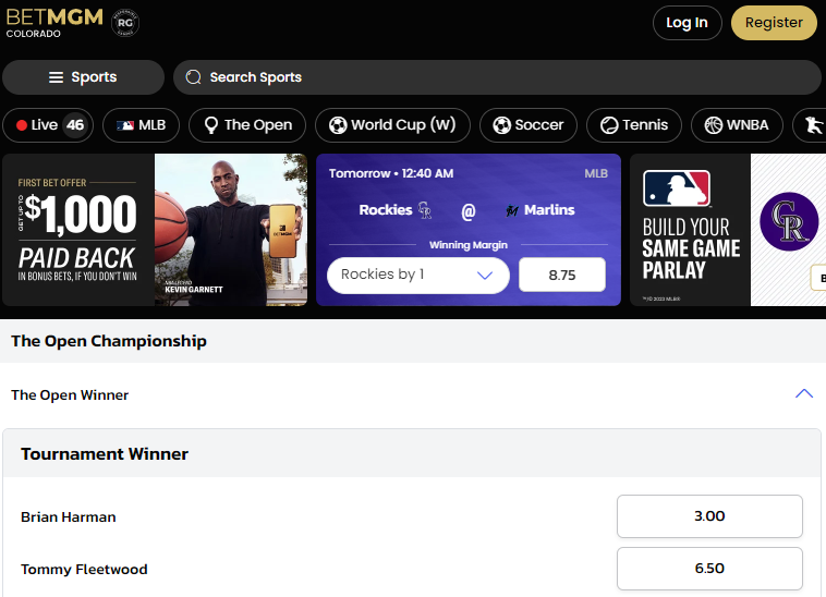 User Experience at betmgm