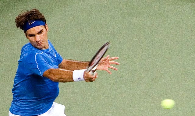 Roger Federer was stretched to five sets by Mikhail Youzhny at the US Open