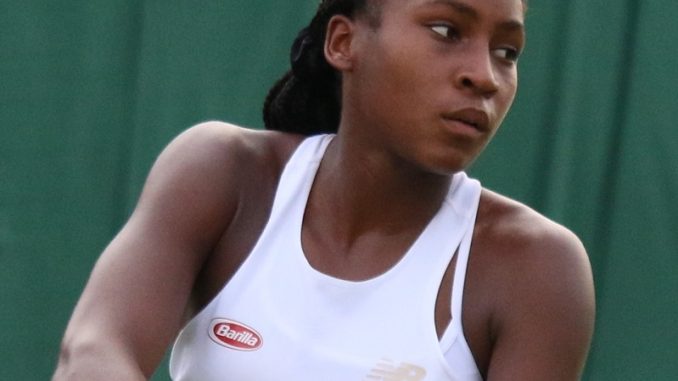 Gauff at Wimbledon 2023